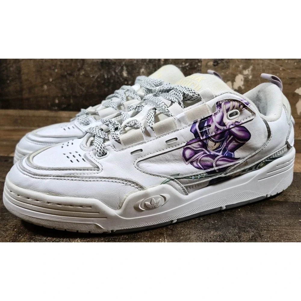 Adidas x Yu-Gi-Oh! Shoes Mens 10.5 White Purple ADI2000 Dark Magician Anime
